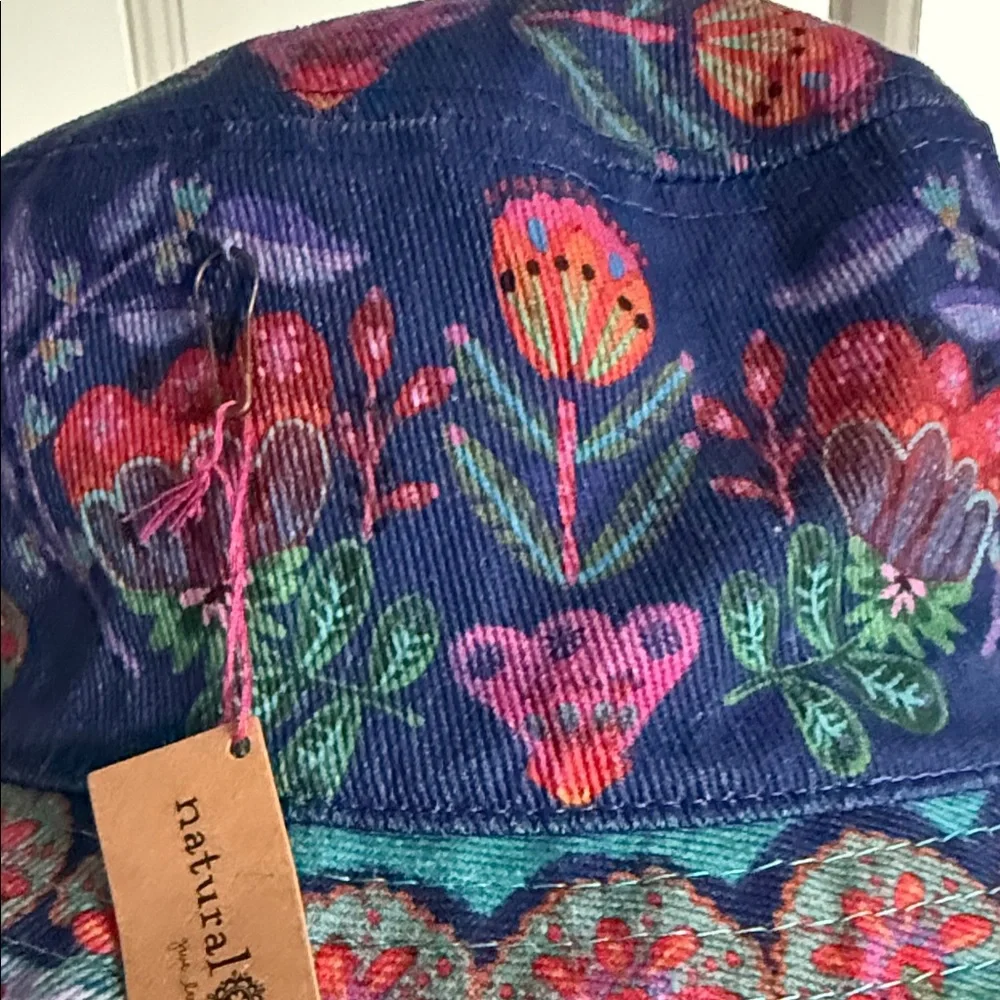 NATURAL LIFE Vibrant Floral Bucket Hat NWT - Picture 4 of 6